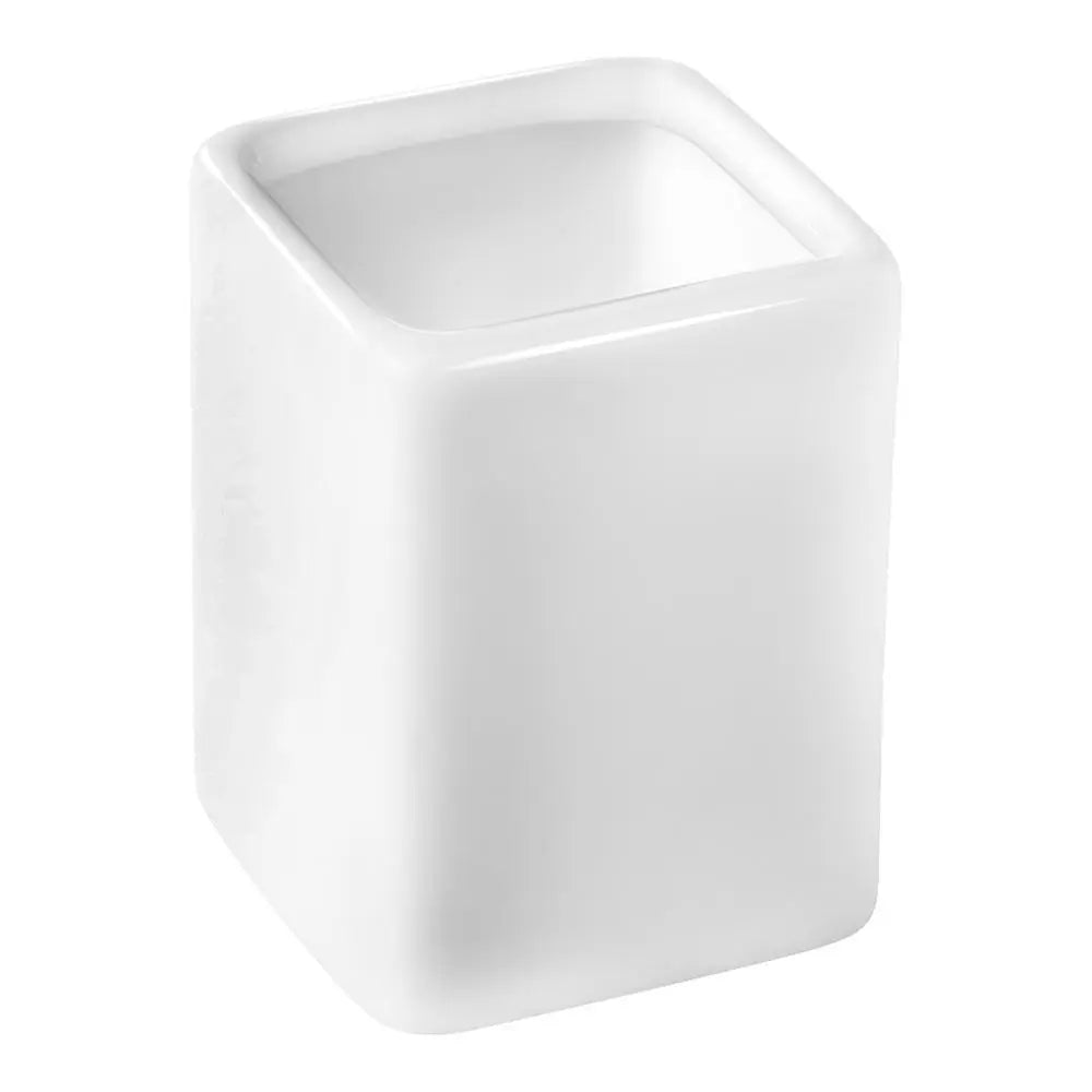 Wilmax Zahnstocherhalter Weiß 4 x 5 cm – Elegantes & Praktisches Design – WL-996123/A