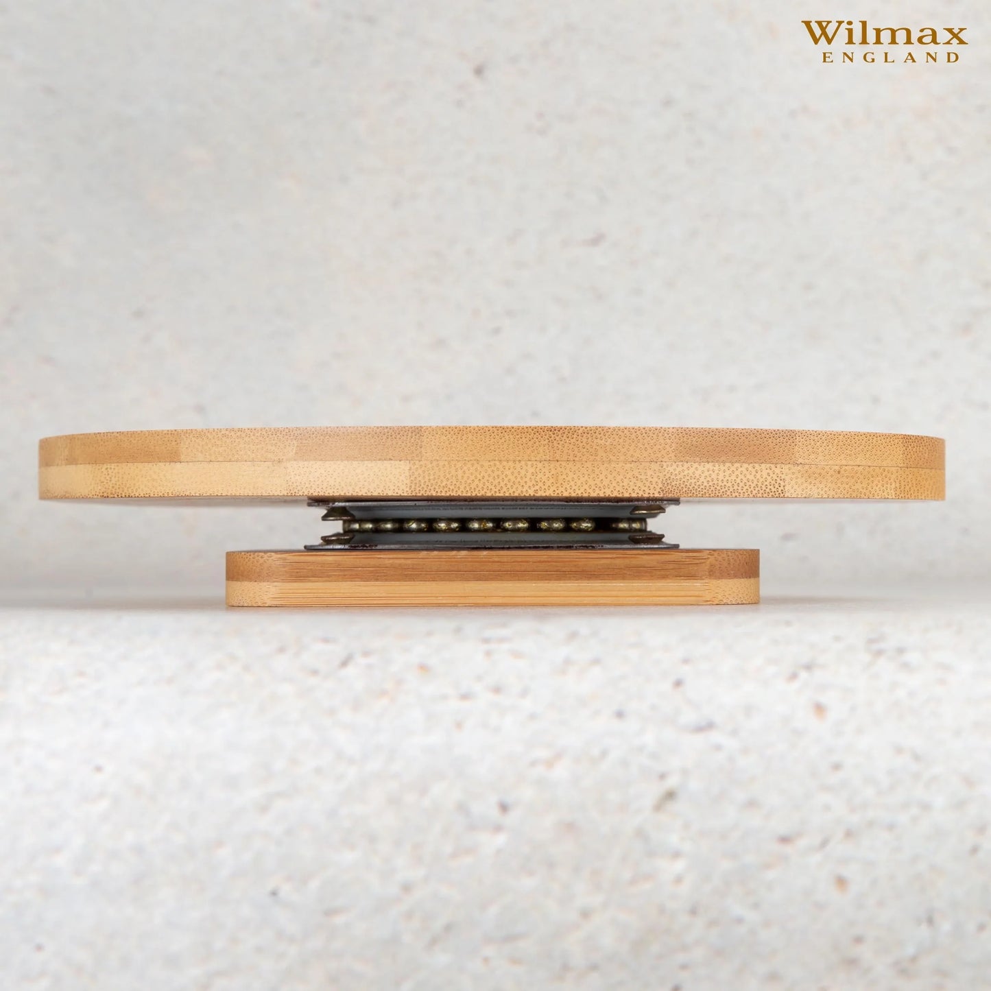 Wilmax Drehteller aus Bambus, Ø 35,5 cm WL-771081/A