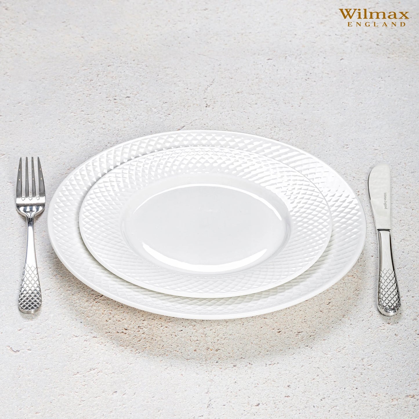 Wilmax RVS Dessertmessen 6-delige set