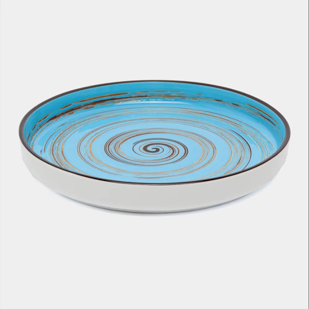 Wilmax England Bord 23 cm Blauw Porselein