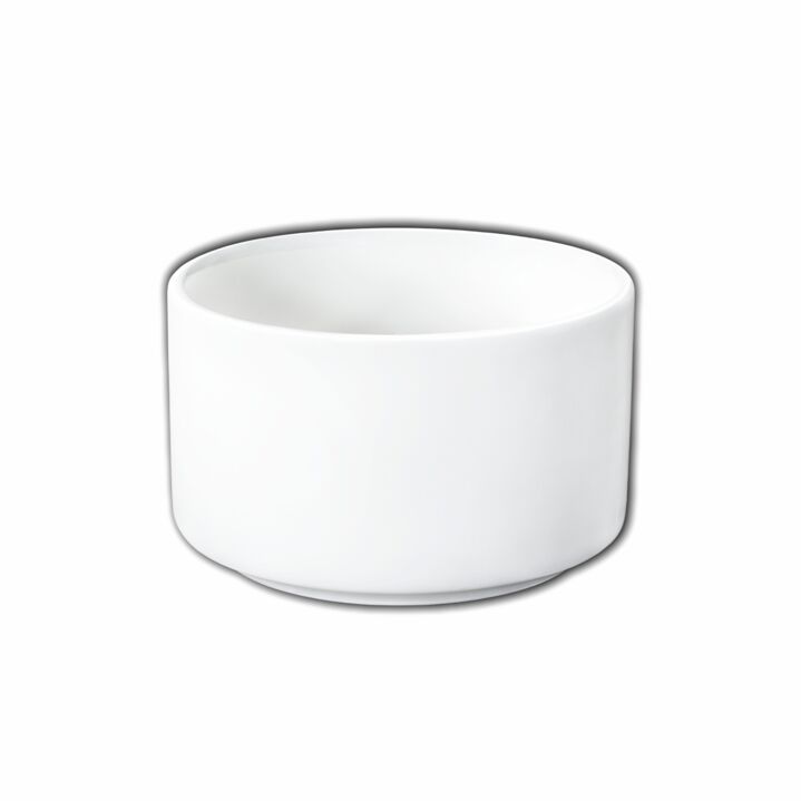 Wilmax England Schaal 380 ml van Porselein, Wit WL-992688/A
