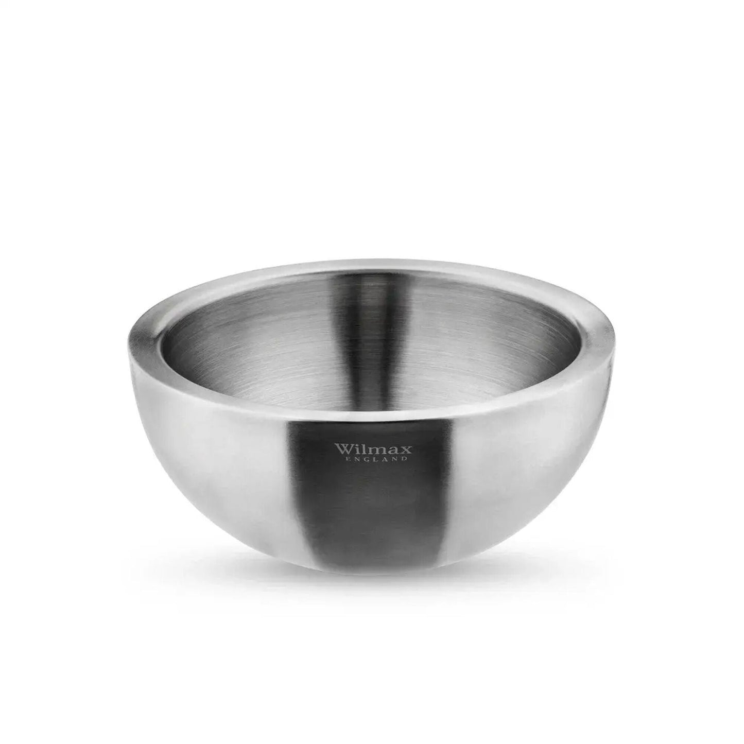 Wilmax Schüssel aus Edelstahl, 2000 ml, Silber matt, WL-553004/A