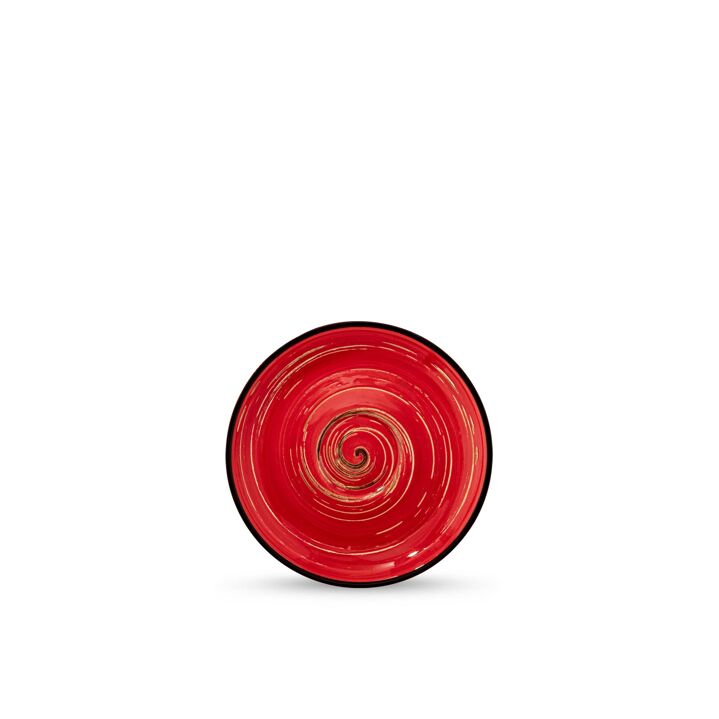 Wilmax Untertasse, 11 cm, ColorBoom Spiral Rot, WL-669233/B