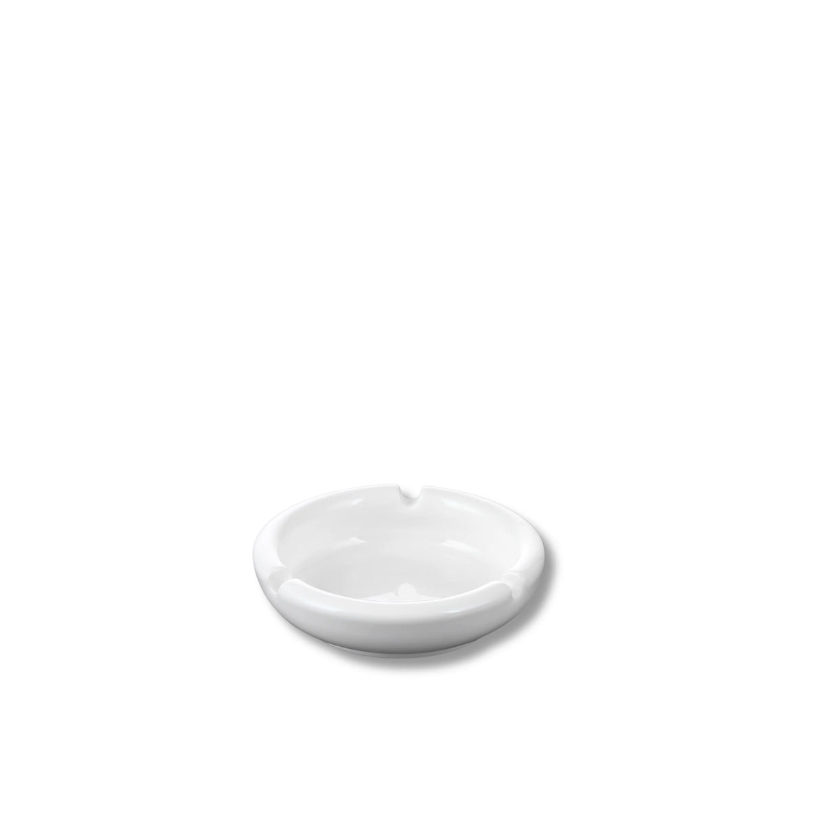 Wilmax Porseleinen Asbak 10 cm Wit
