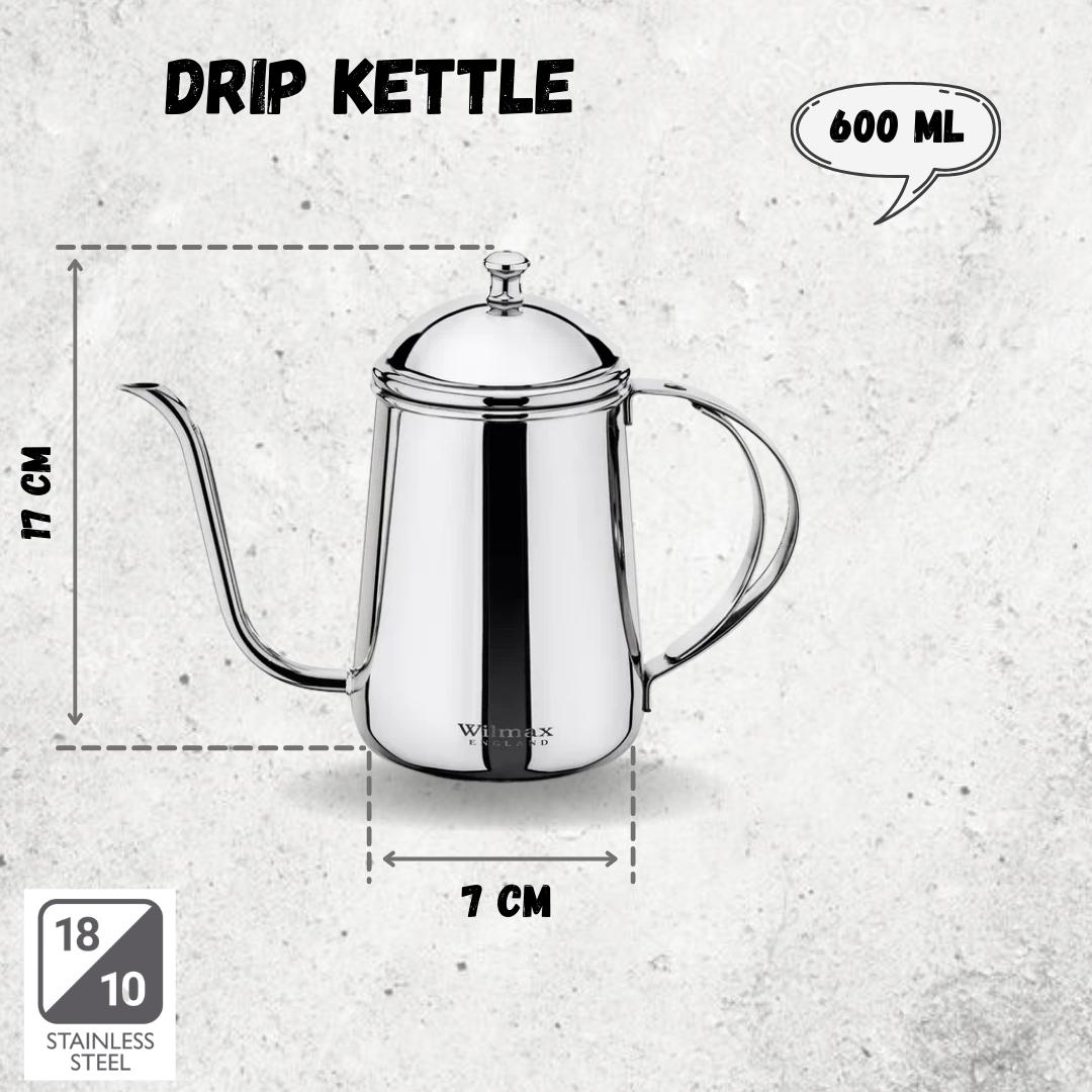 Wilmax Drip Kettle 600 ml Edelstahl WL-551112/1C