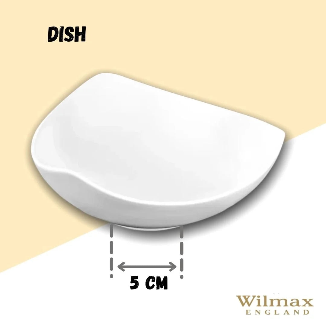 Wilmax England Bord 13 cm van Porselein, Wit WL-992613/A