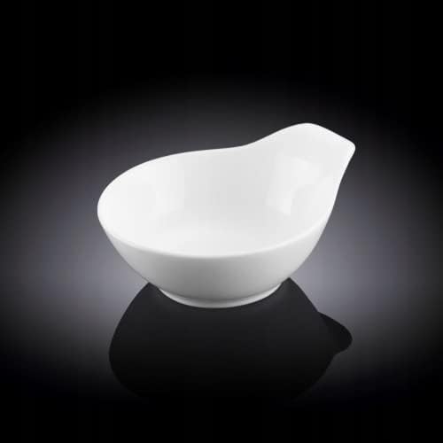 Wilmax England Porseleinen Schaal 100 ml, 10.5 cm, Wit