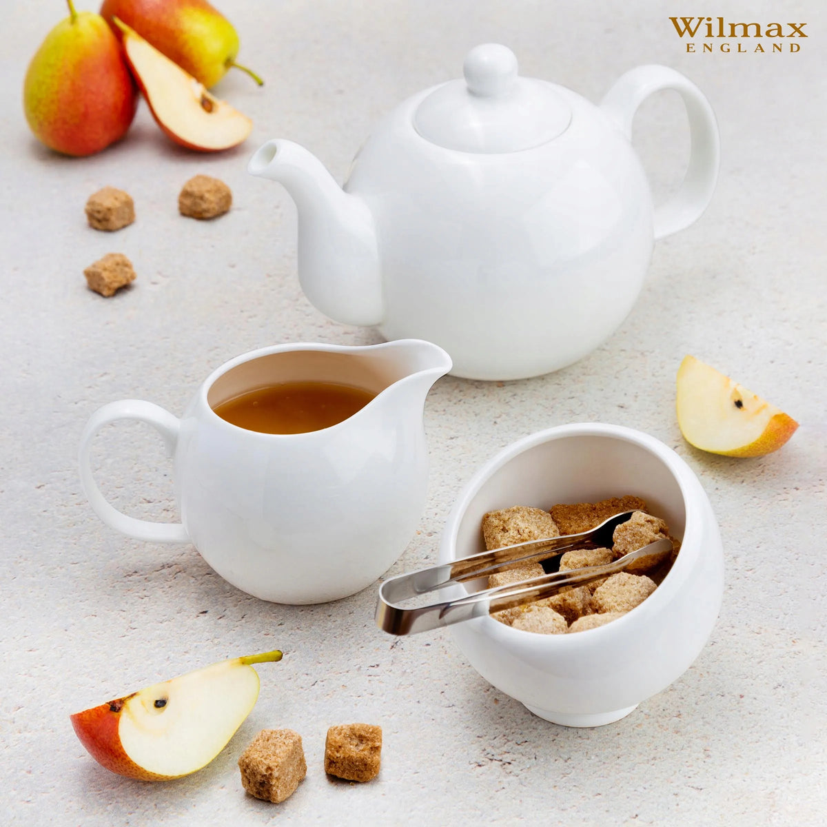 Wilmax Dessertschaaltjes Wit Porselein 8.5x9 cm set van 6