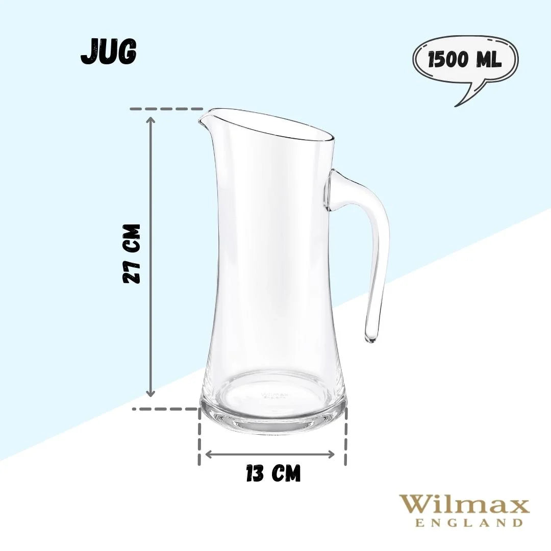 Wilmax Decanter 1500 ml Crystal Glass Transparent WL-888313/1C