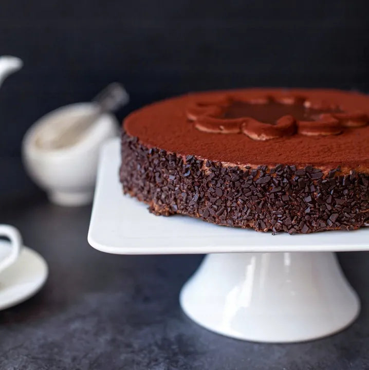 Wilmax Taartstandaard 30 x 30 cm Porselein Wit