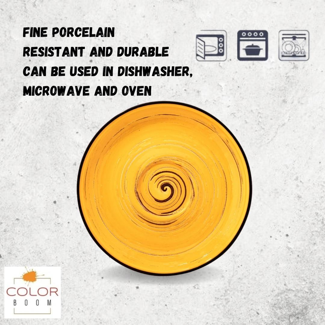 Wilmax Koffie Kopjes & Schotels Set 140 ml Gekleurd, 6-delig WL-669435/AB6