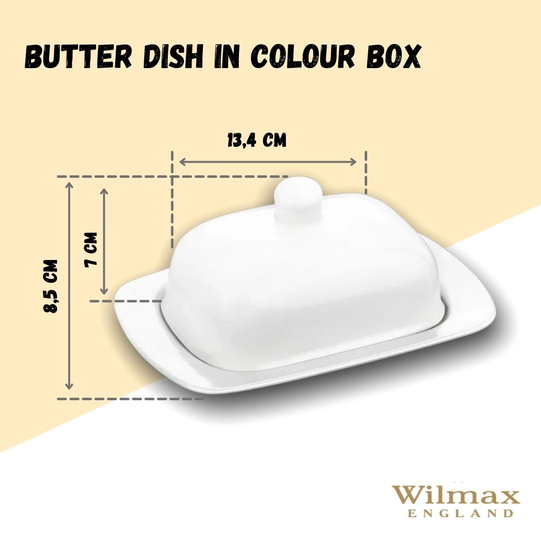 Wilmax England Botervloot Porselein Wit WL-996109/A