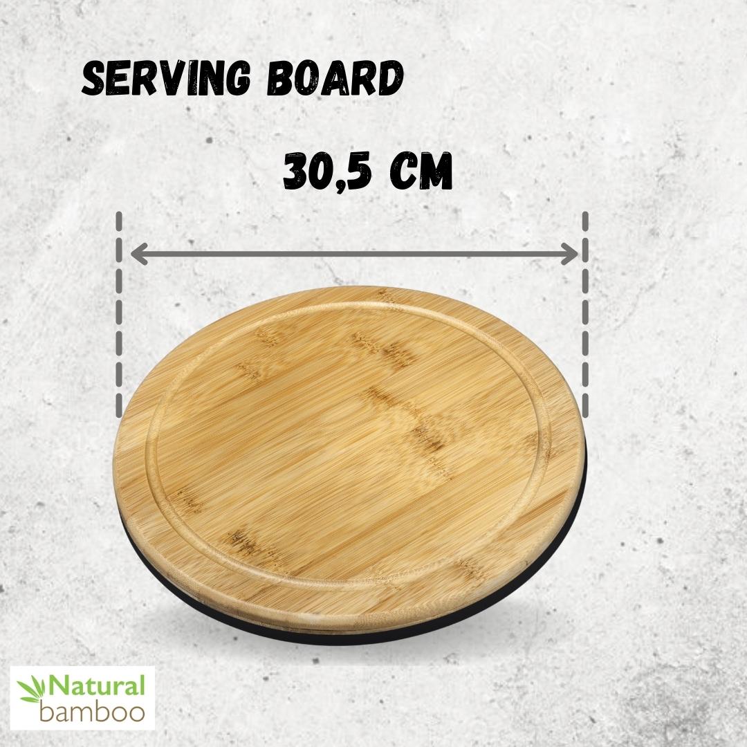 Wilmax Bamboe Serveerplank 30,5 cm Natuur WL-771090/A