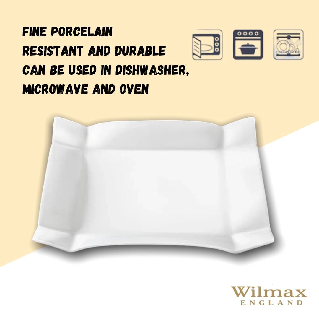 Wilmax Porzellan Dessert Counter, 20 x 20 cm, Emily Kollektion, WL-991231/A