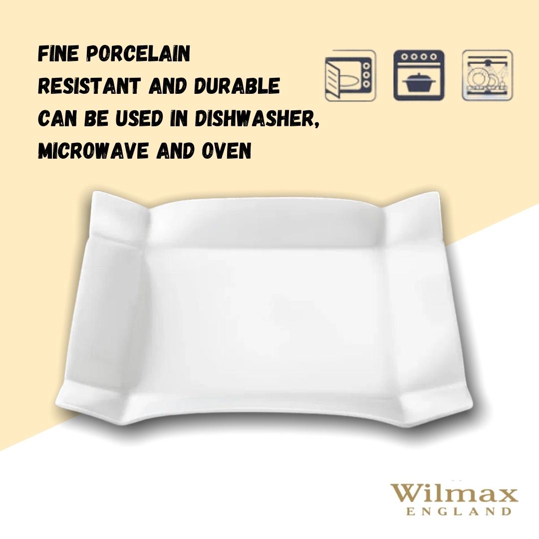 Wilmax Quadratische Servierplatte, 29 x 29 cm, Porzellan, WL-991233/A