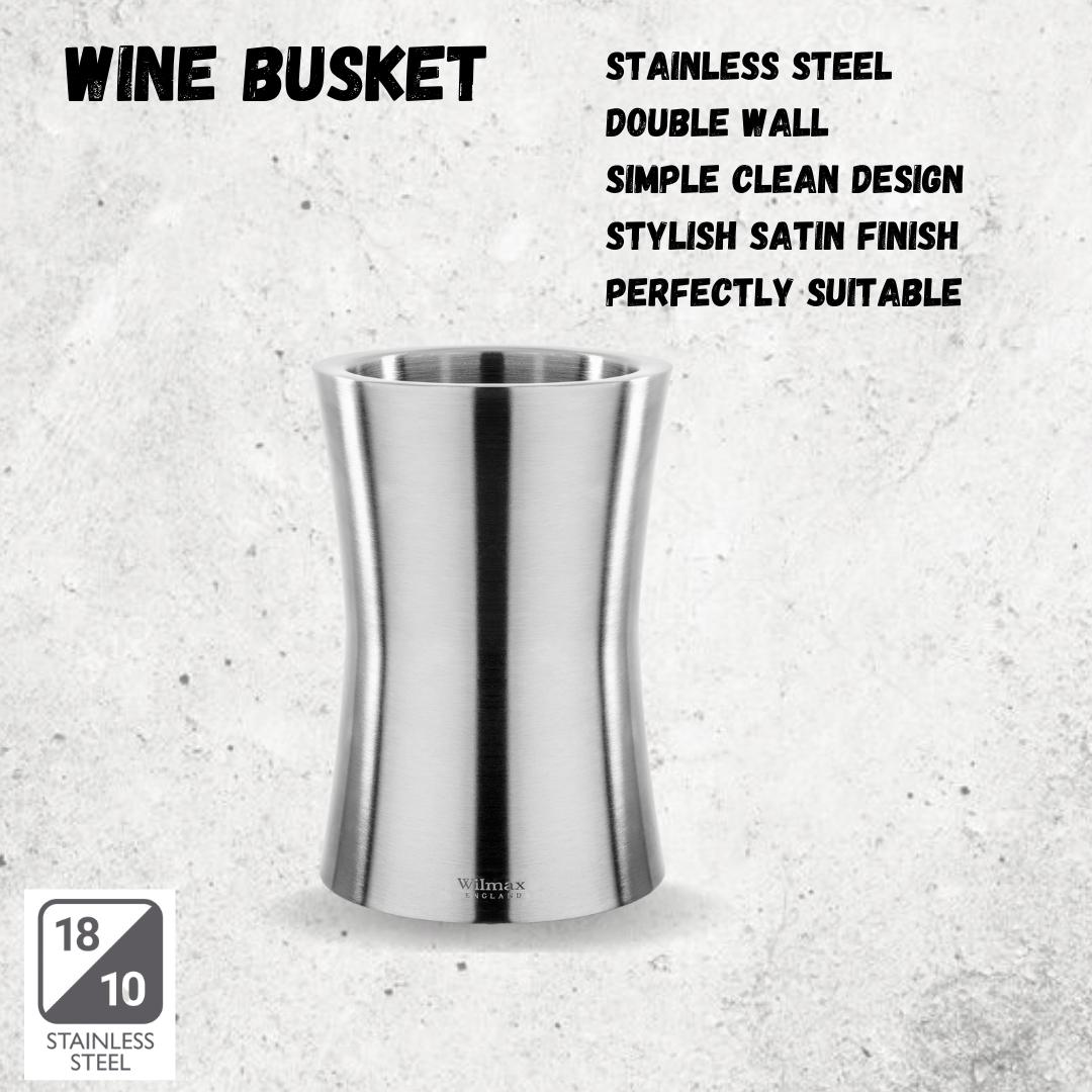 Wilmax Double Wall Weinkühler 1300 ml Edelstahl WL-552402/A