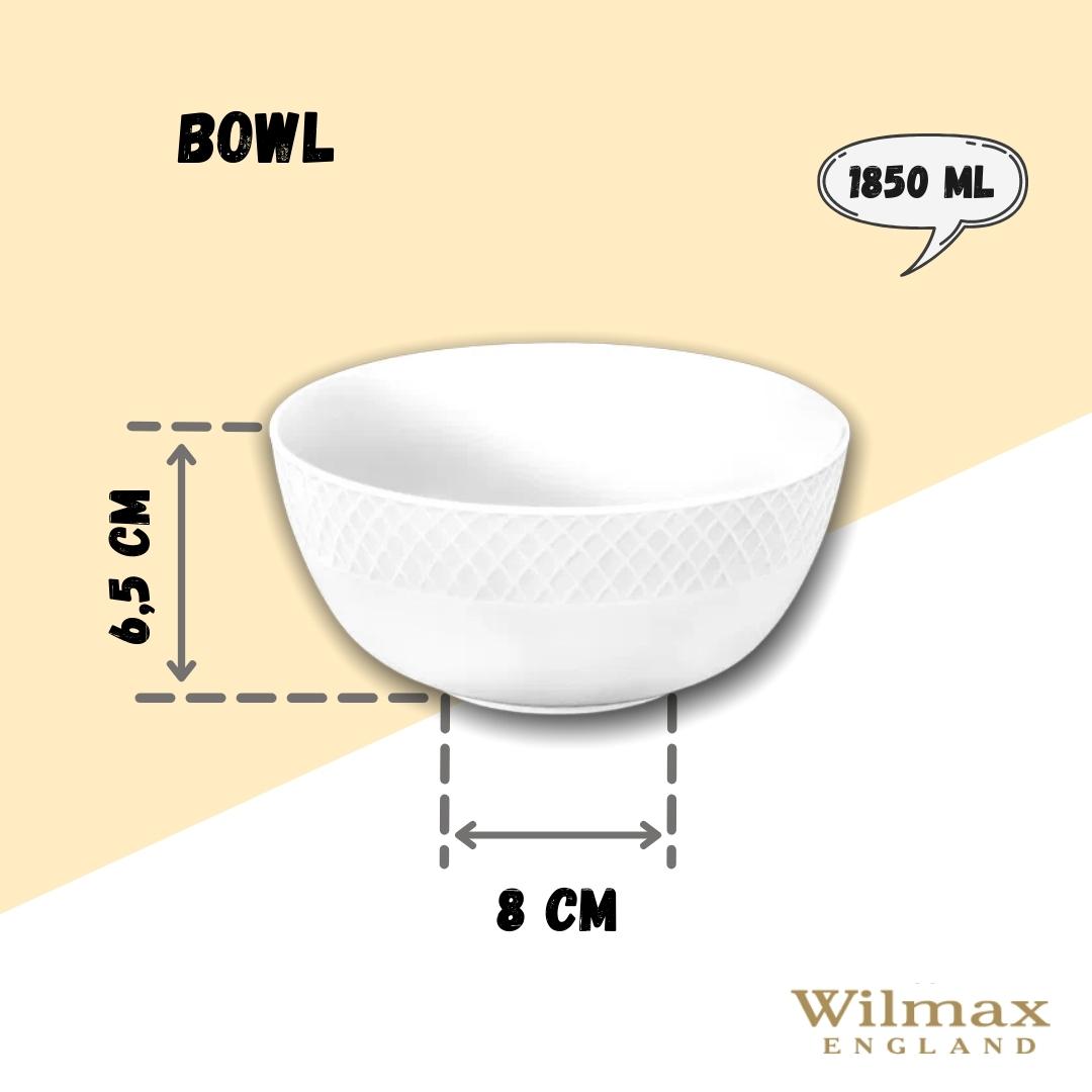Wilmax Porzellan dish, beef, 20 cm, 1850 ml, WL-880114/A