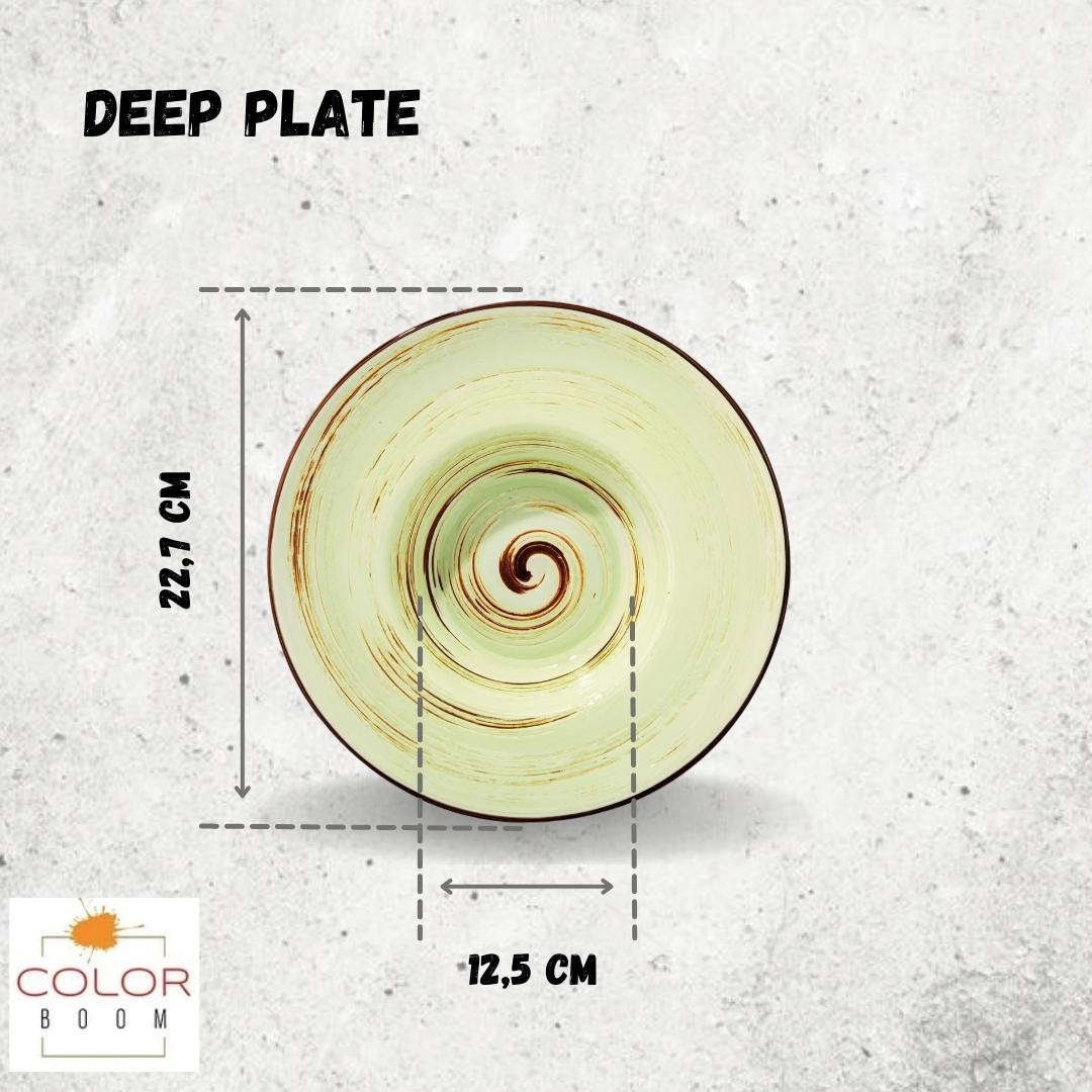 Wilmax ColorBoom Tiefe Platte 22,5 cm Pistazie WL-669123/A