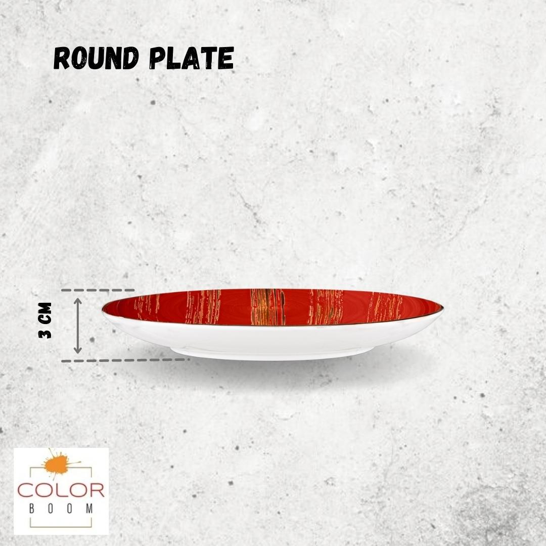 Wilmax Teller Rund 28 cm rot WL-668216/A