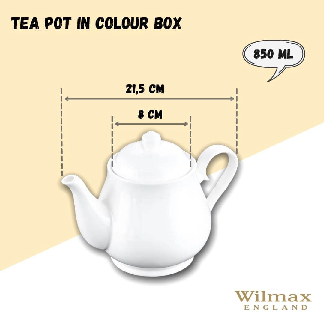 Wilmax England Theepot, 850 ml, Porselein, WL-994020/A
