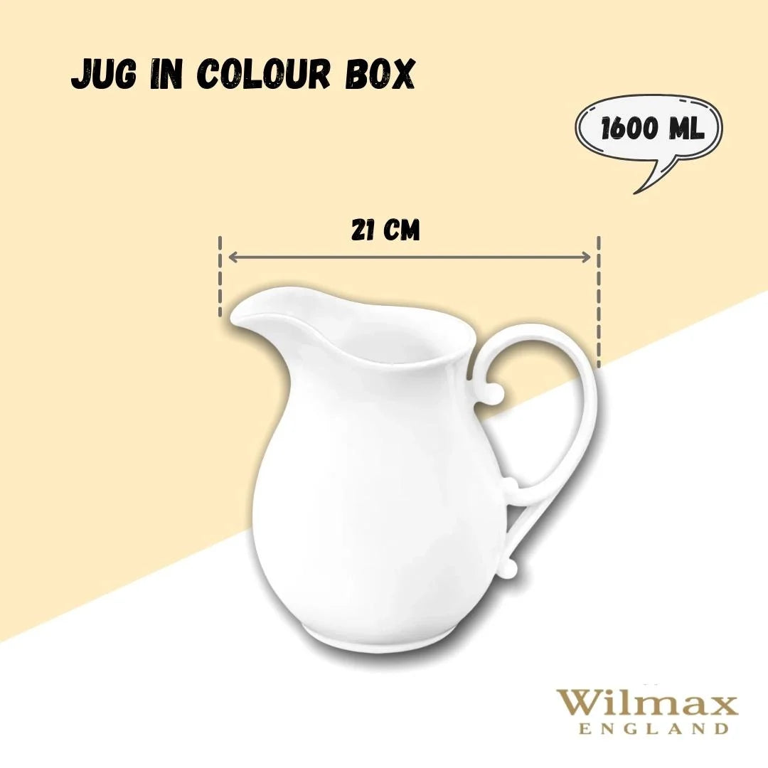 Wilmax England Porcelain Jug 1600 ml White | WL-995037/A