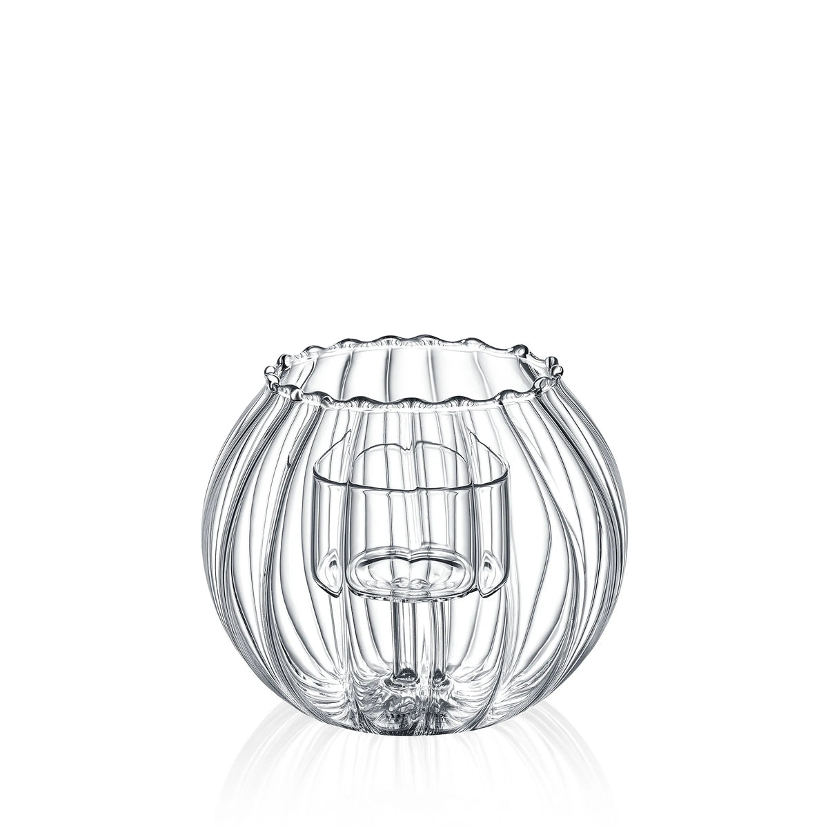 Wilmax Waxinelichthouder 12 x 10 cm Thermoglas