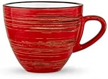 Wilmax England Rood Porseleinen Kopje 190ml WL-669235/A