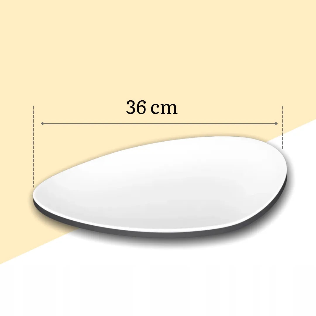 Wilmax England Porseleinen Bord Wit 36 cm