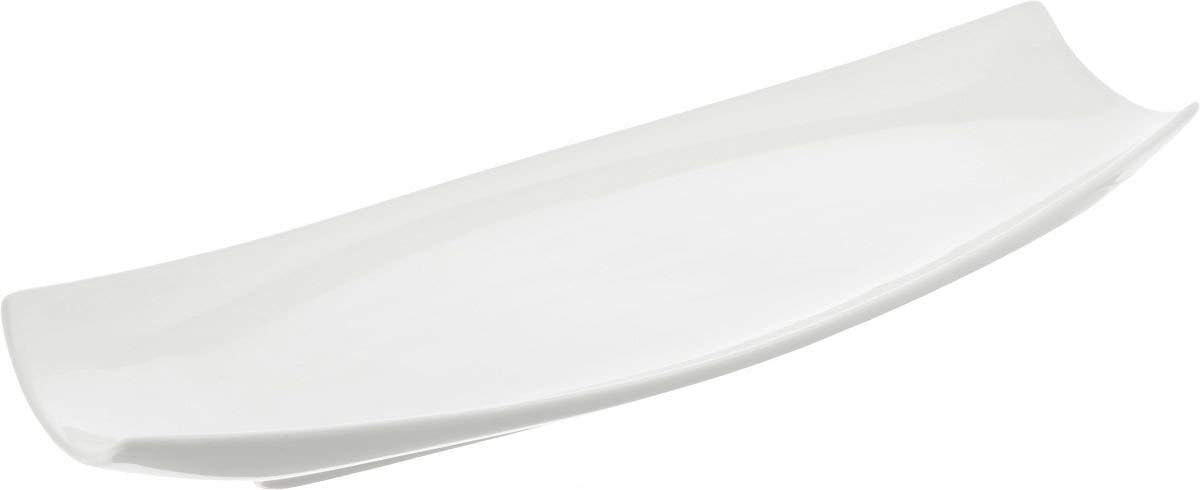 Wilmax England Serveerschaal Porselein Wit 40.6x12.7cm
