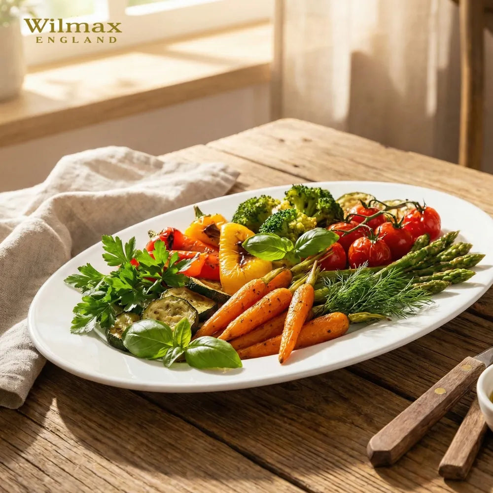 Wilmax Schotel 30.5 cm Porselein Wit