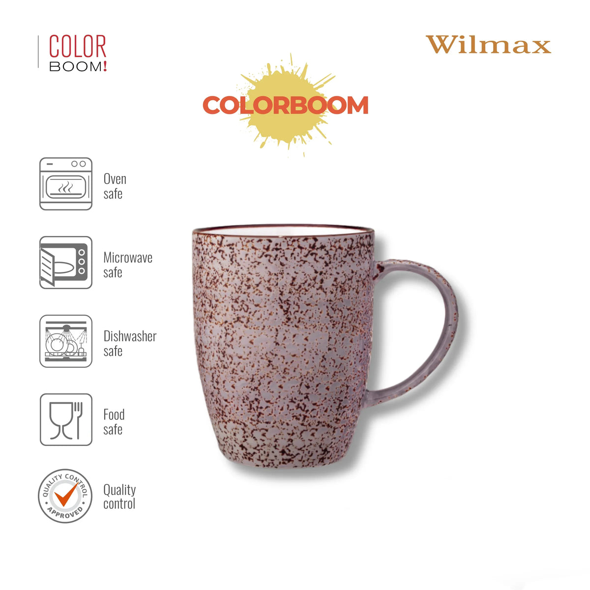 Wilmax England Beker 460 ml Lavendel Porselein