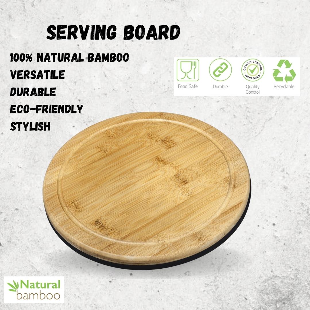 Wilmax Bamboe Serveerplank 30,5 cm Natuur WL-771090/A