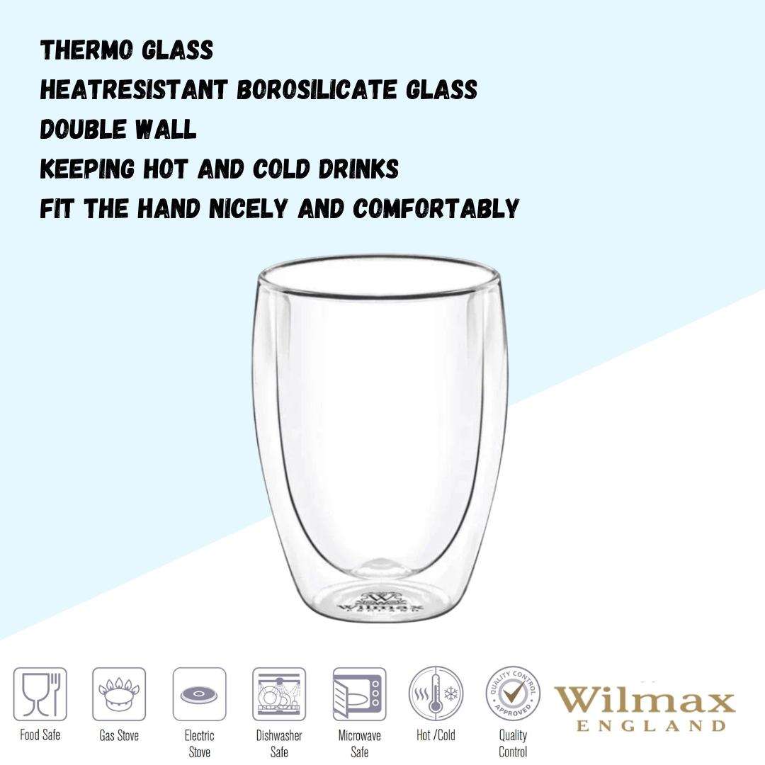 Wilmax Doppelwandiges Glas, 200 ml, WL-888731/A