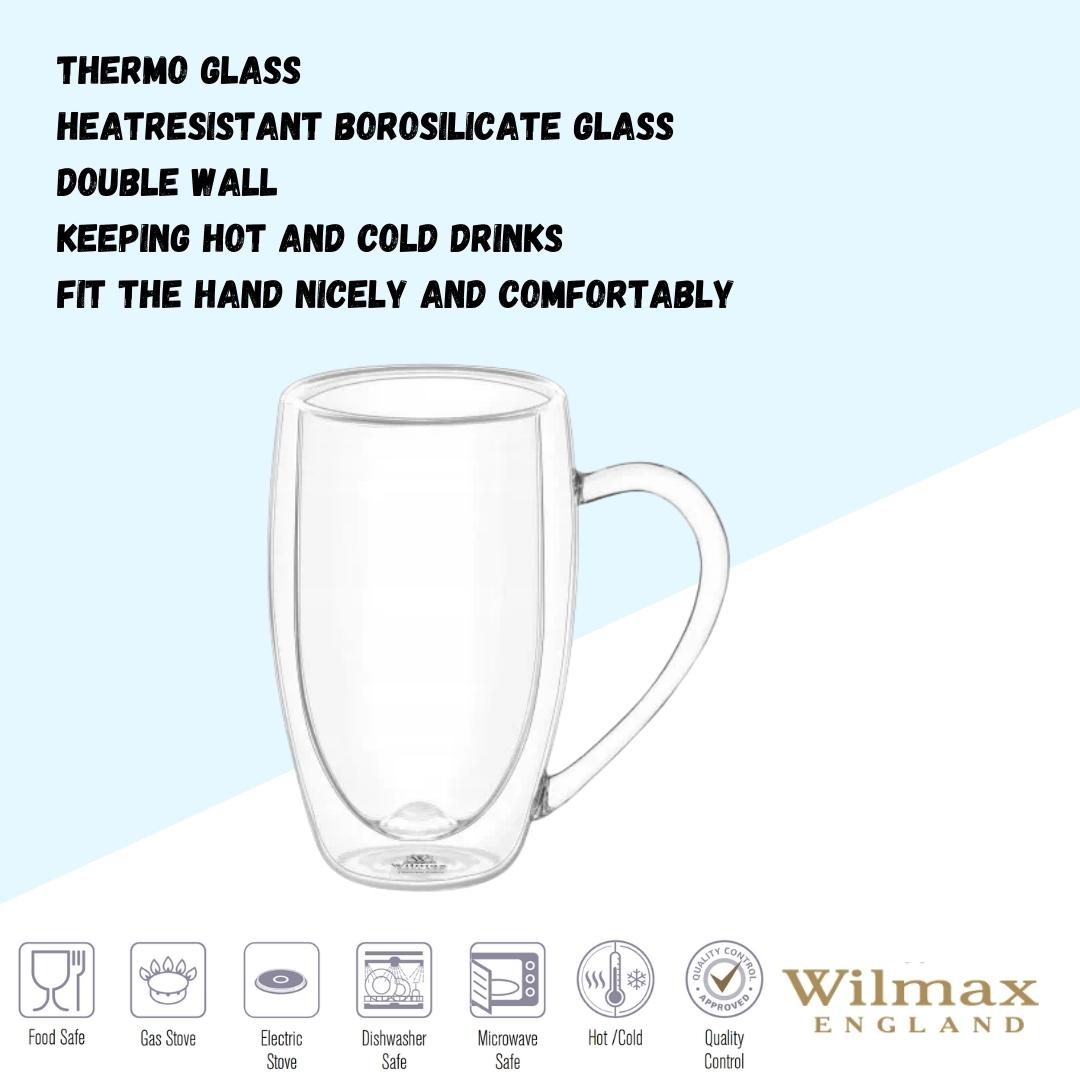 Wilmax Doppelwandiges Thermoglas – WL-888739/A