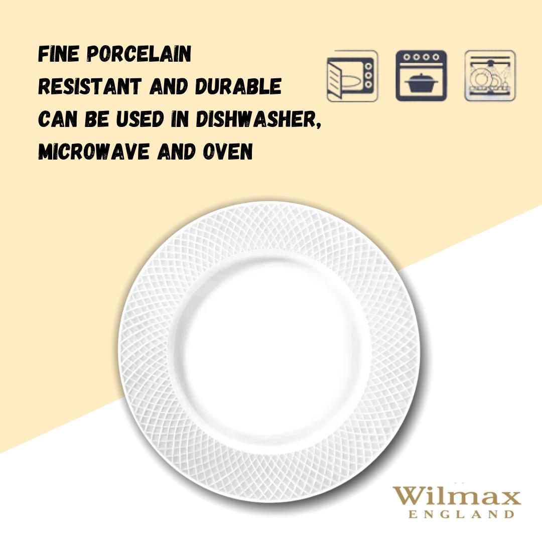 Wilmax England Runder Servierteller, 30,5 cm, Porzellan, WL-880118/1C