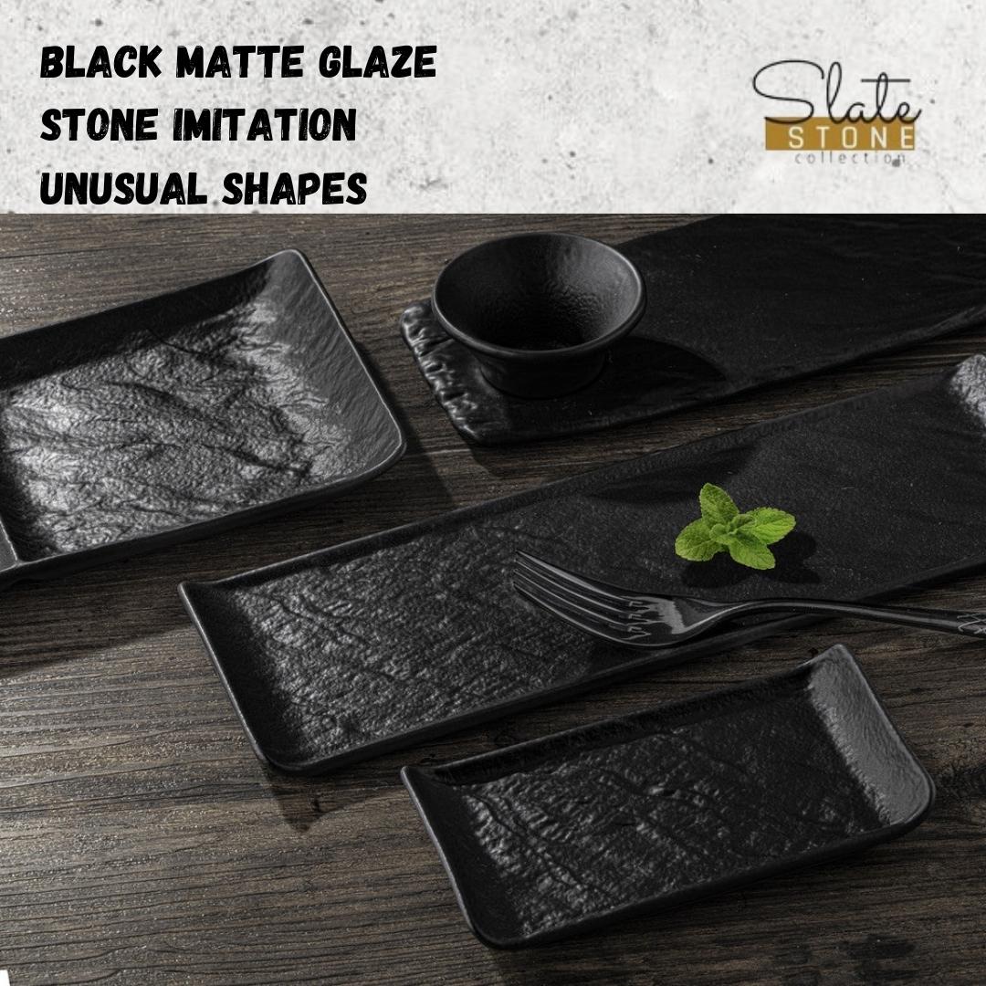 Wilmax Rechteckige Teller mit 2 Fächern, Set aus 2 Stück – WL-661135/A2