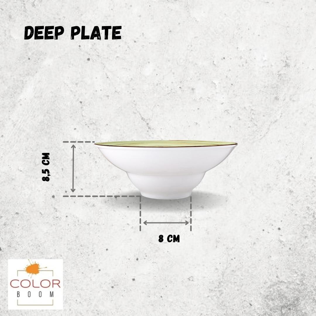 Wilmax ColorBoom Tiefe Platte 22,5 cm Pistazie WL-669123/A