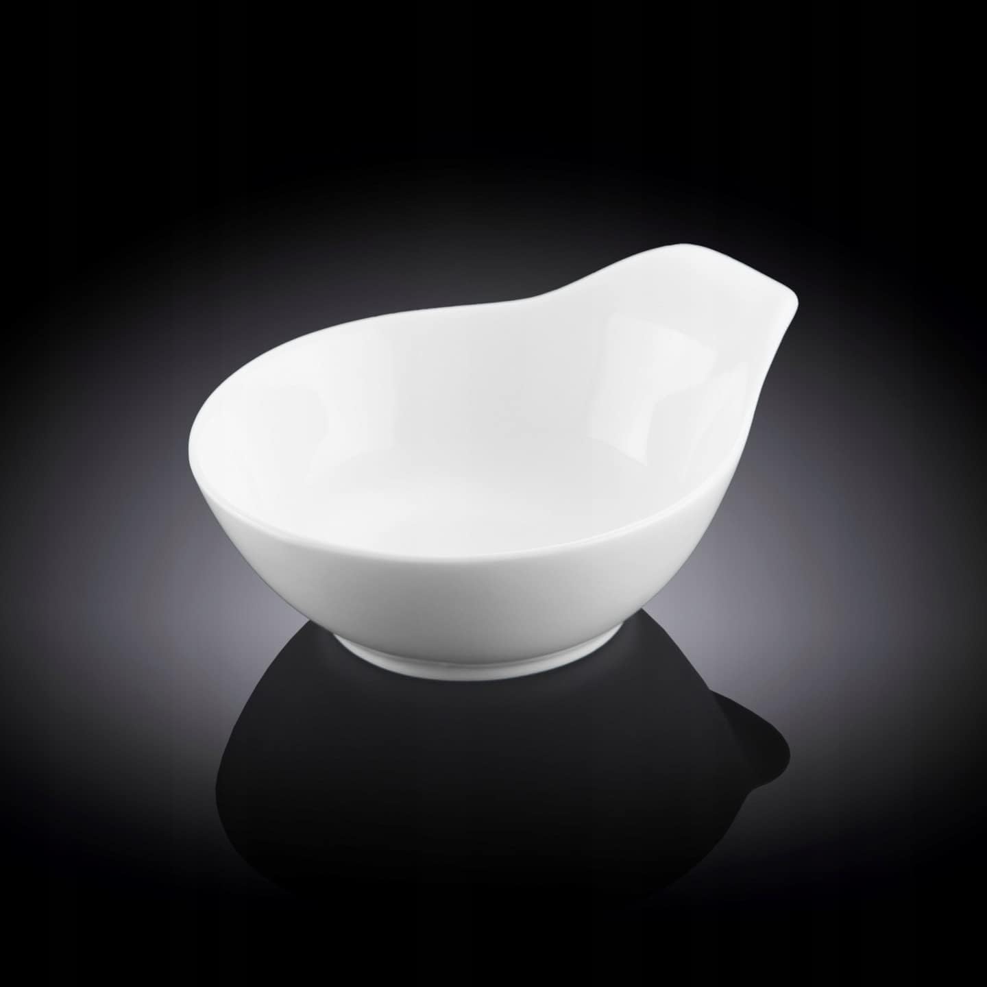 Wilmax Schaal 190 ml 12.5 cm van Porselein, Wit WL-992364/A