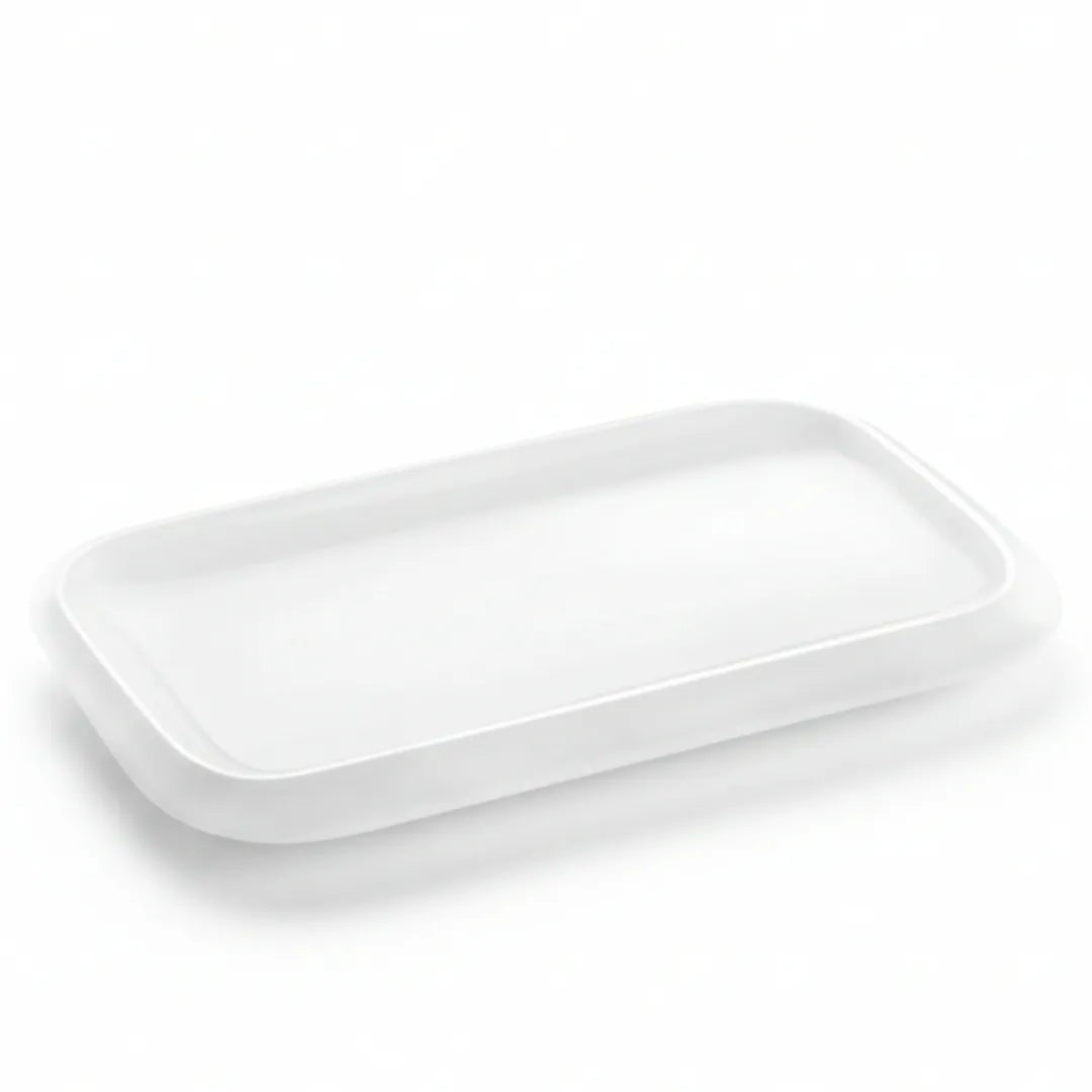 Wilmax England Porseleinen Serveerplateau Wit 36x22 cm
