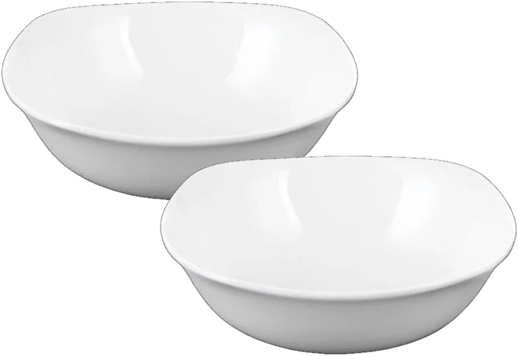 Wilmax England Kom 345 ml 14.5 cm Wit Porselein 2-delige Set