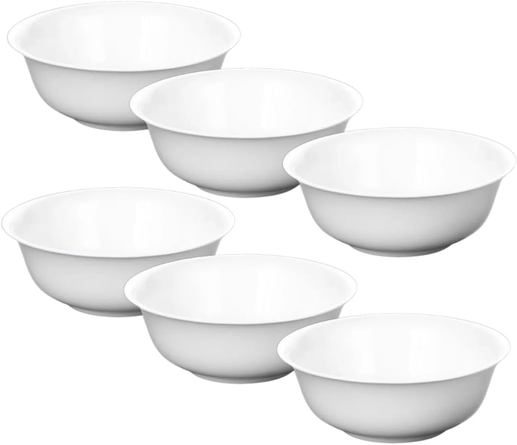 Wilmax England Porseleinen schaal 700ml 15cm Wit 6 stuks