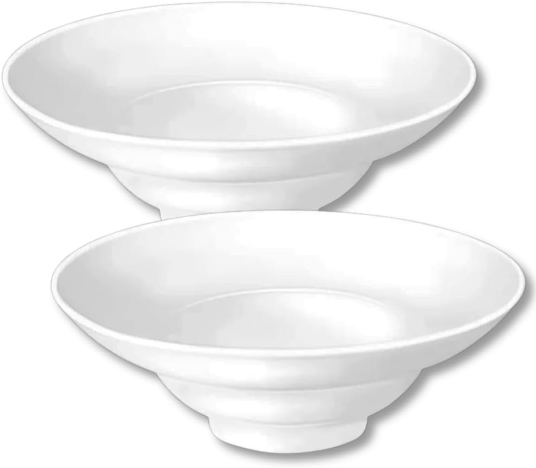 Wilmax Diep Bord Wit Porselein 25 cm 470 ml Set van 2