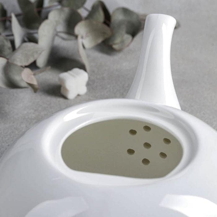 Wilmax Theepot Olivia 2150 ml Wit Porselein met Filter