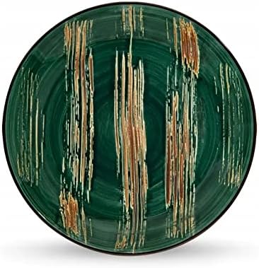 Wilmax Bord 28 cm Groen Porselein