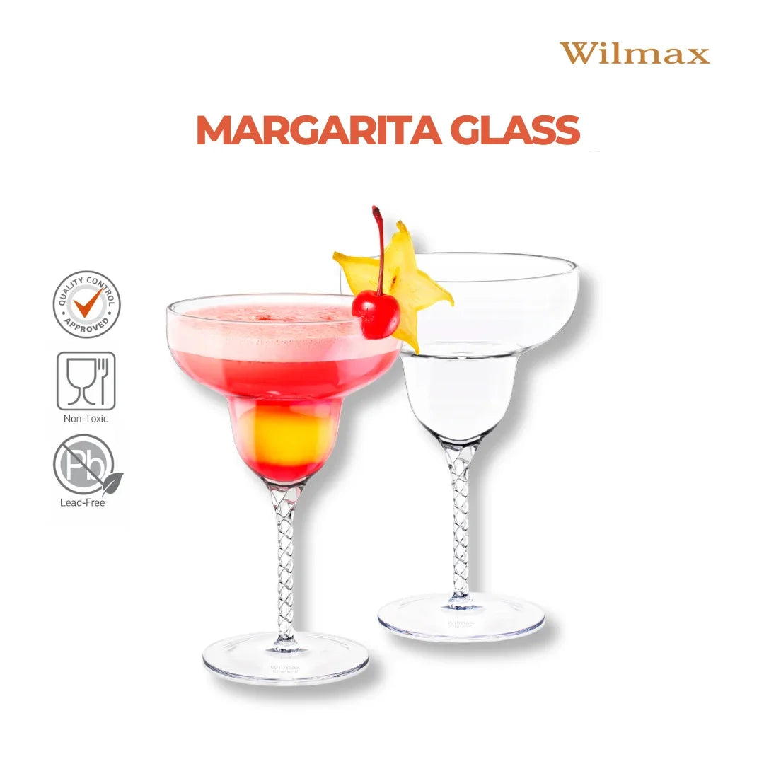 Wilmax Margaritaglas 250ml Kristalglas 2-pack