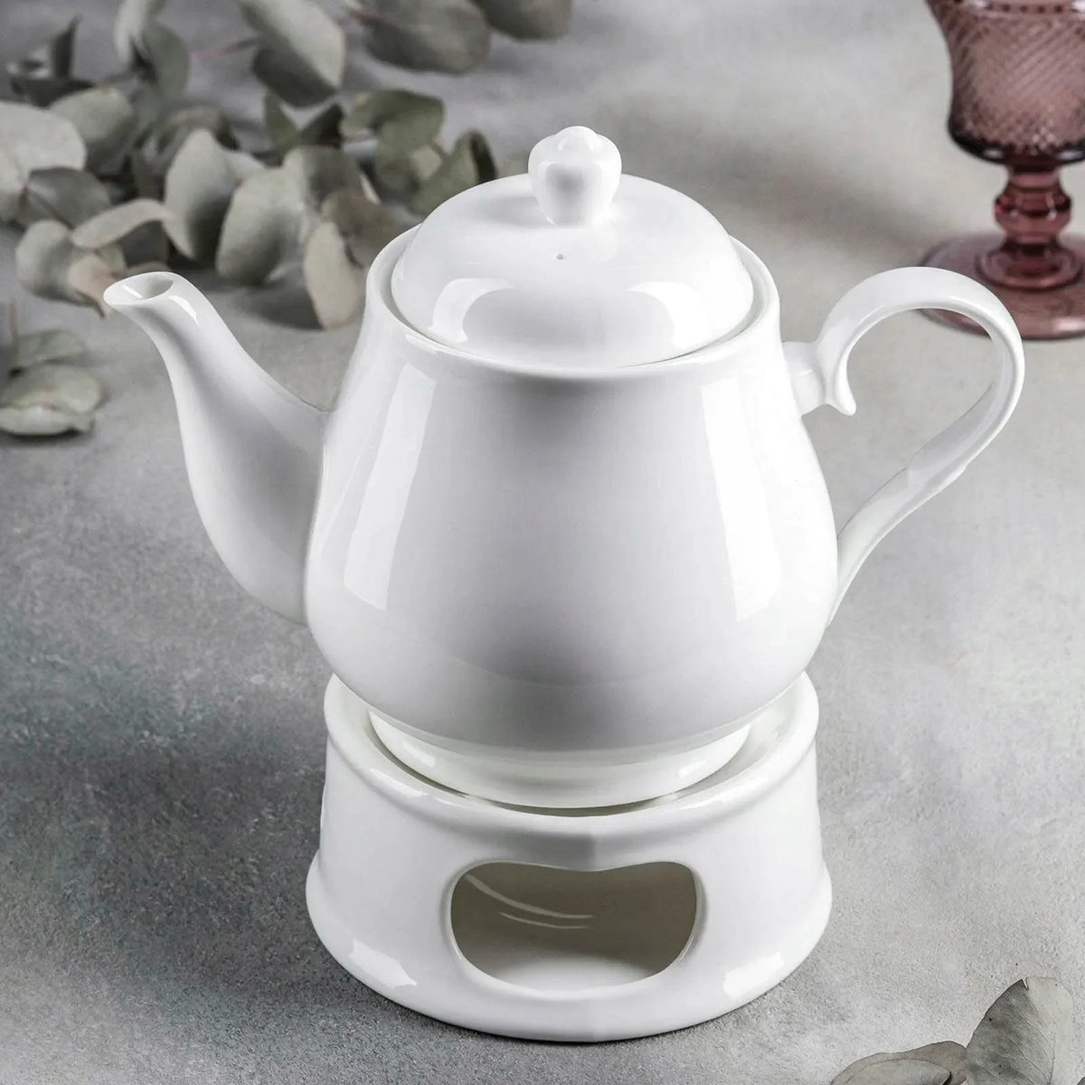 Wilmax England Warmhouder 13 cm Porselein Wit
