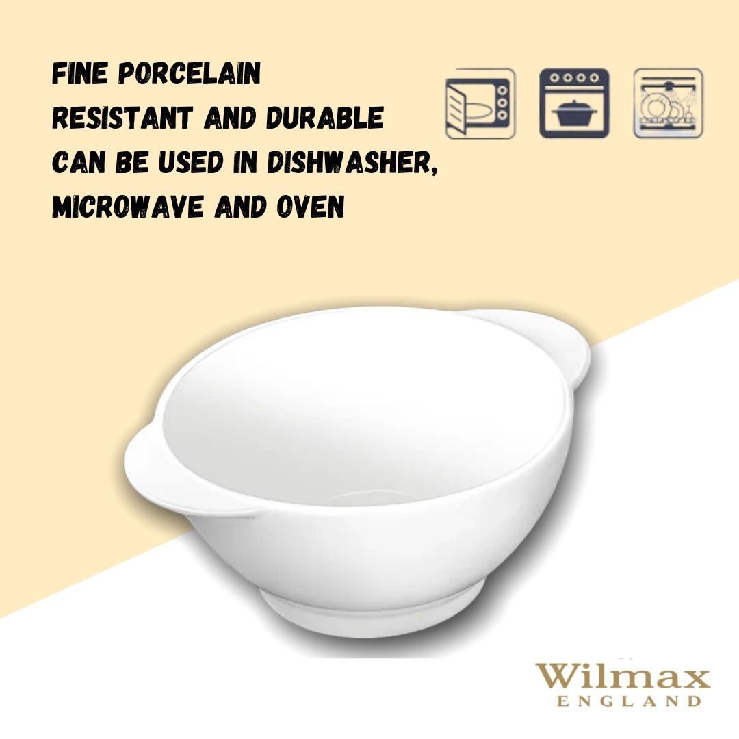 Wilmax England Soepkom 500ml porselein, Wit WL-991263/A