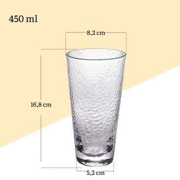 Wilmax Getränkegläser & 1 Karaffe-Set, 6, WL-888211/A-888630/A6