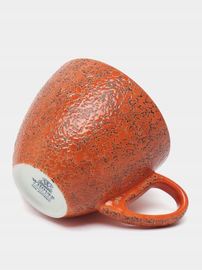Wilmax Kopje 75 ml Oranje Porselein WL-667333/A
