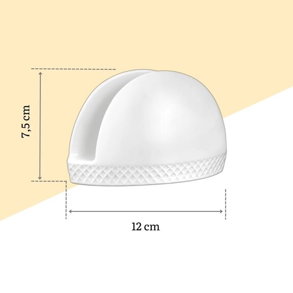 Wilmax England | Servethouder Wit Porselein WL-880101901/A